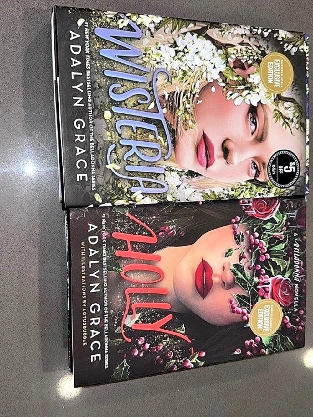 Brand New Wisteria & Holly B&N 1st Editions Deluxe Hardcovers